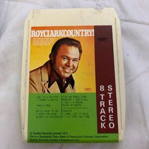 Roy Clark Country Programs 8-Track Stereo Tape Cartridge 1972
